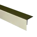 74425 PrimoStep - Uitlooptrede alu brons - LVT Licht Beton - 130 x 5,7 cm