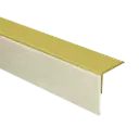 74426 PrimoStep - Uitlooptrede alu goud - LVT Licht Beton - 130 x 5,7 cm