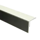 74521 PrimoStep - Uitlooptrede alu zilver - LVT Zwart houtnerf - 130 x 5,7 cm