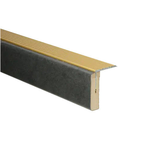 75707 PrimoStep - Uitlooptrede alu goud - Marmer - 181 x 5,7 cm
