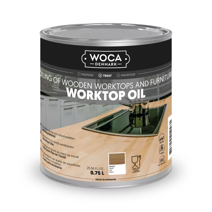 Woca werkbladolie voc free Wit 750ml