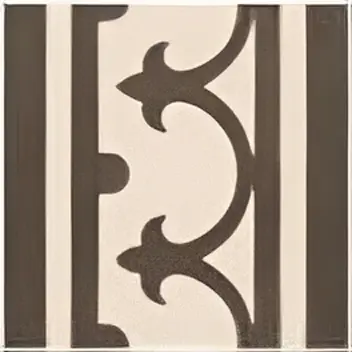 [INVI77053] Invictus Maximus Dryback Tile Victorian Treasure Border Charcoal 99 - 2.5mm - 0.55