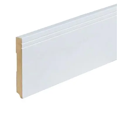 [COTA20012] Plint milaan folie RAL 9010 15x120x2400mm