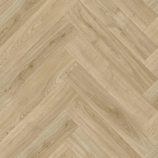 [PRIM70222] Vinyl op rol Supreme 50 Visgraat boreal eiken naturel 3800 4m breed