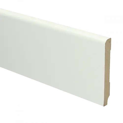[PPCE20030] 16010 Plint Koloniaal schilder RAL 9010 wit MDF-gelakt 12x90x2400mm