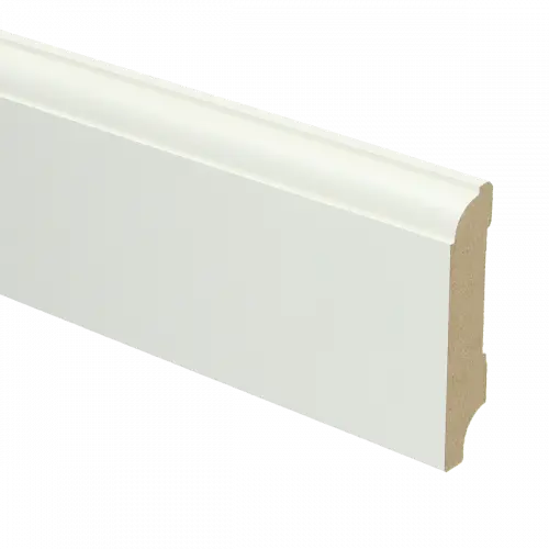 [PPCE20036] 16015 Plint Eigentijds schilder RAL 9010 wit MDF-gelakt 15x70x2400mm