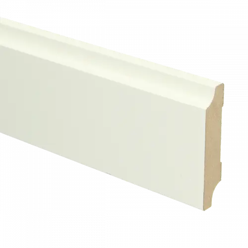 [PPCE20039] 16020 Plint Retro schilder RAL 9010 wit MDF-gelakt 15x70x2400mm