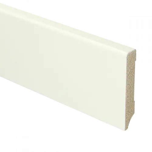 [PPCE20045] 16030 Plint Modern schilder RAL 9010 wit MDF-gelakt 12x70x2400mm