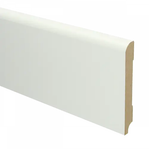 [PPCE20067] 16004 Plint Koloniaal schilder RAL 9010 wit MDF-gelakt 15x120x2400mm