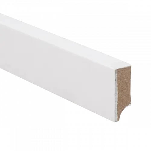 [PPCE21074] 15978 Plint Modern schilder MDF-wit gegrond 15x40x2400mm