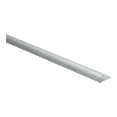 [PPCE30026] 66616 Profiel papegaaienbek zilver ALU 8x25x2700mm