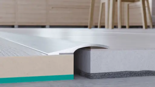 [THYS30325] Arbiton Profiel niveau pro 26 zilver geborsteld aluminium 1860mm voor PVC-vloeren