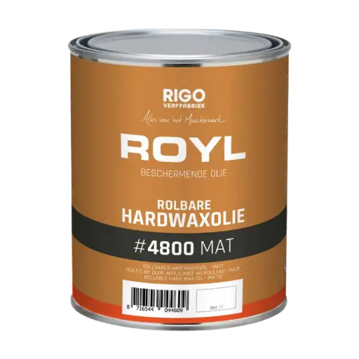 [RIGO40000] RIGO Royl rolbare hardwaxolie 1comp. #4800 mat 1l