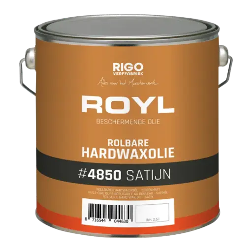 [RIGO40005] RIGO Royl rolbare hardwaxolie 1comp. #4850 satijn 2,5l 