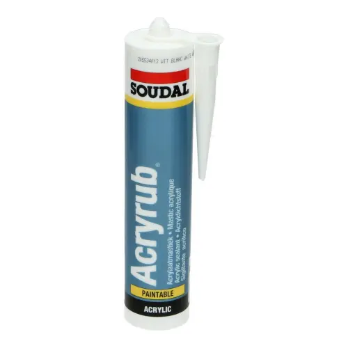 [SOUD40043] Soudal Acryrub acrylkit wit 310 ml 