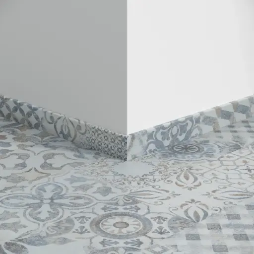 BerryAlloc Plint retro chic blue grey 2,4m per 4st