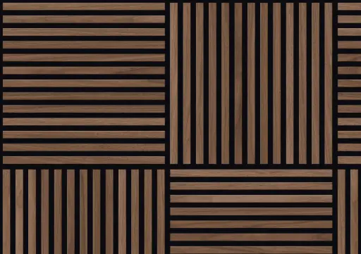 [TERH00027] ter Hürne SilentDesign akoestische Panelen Walnoot Trent 