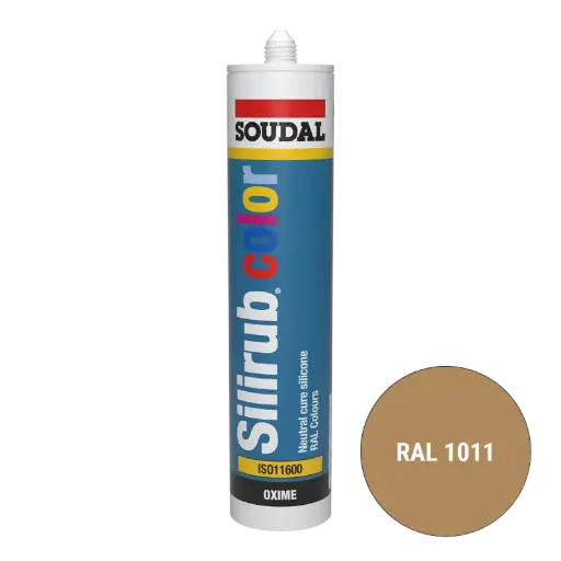 Soudal Siliconenkit RAL 1011 Bruin beige