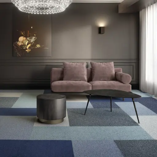 Modulyss Gleam tapijttegel 27 kleuren formaat 50x50
