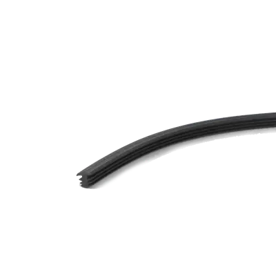 [COTA30171] Antislipprofiel zwart zacht rubber rol 7,5m 11.6x11.1mm