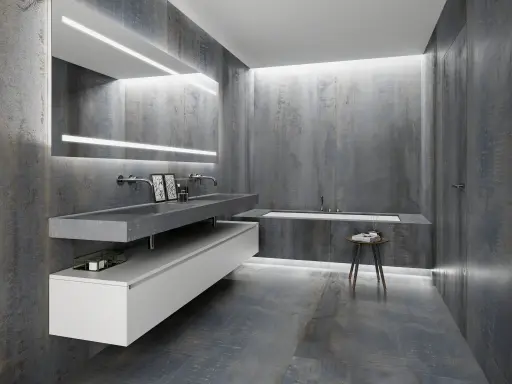 EasyTile Metal tegel Porselein 60 x 120