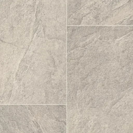 Vinyl op rol IVC tegellook Nerutex Cornwall Slate T09 2,8mm verschillende breedtes