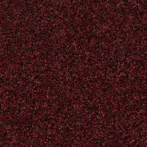 Maison Tapis tapijt Alaska kleur 1001 donkerrood 8mm 4m breed
