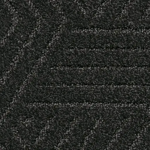 Maison Tapis tapijt Infinity Geometric kleur 0205 antraciet 10mm 4m breed