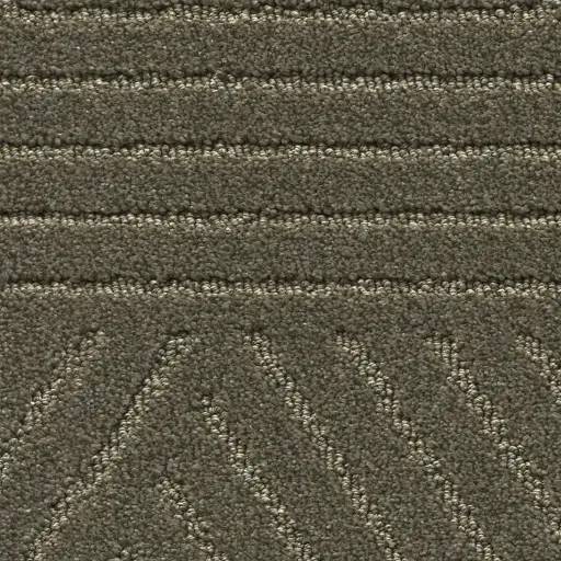 Maison Tapis tapijt Infinity Geometric kleur 0901 donkergroen 10mm 4m breed