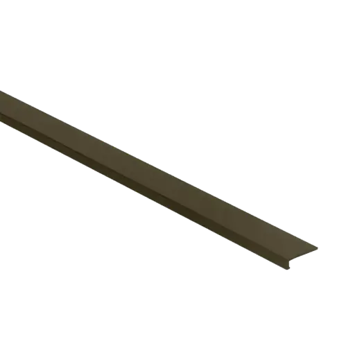 [69562] 69562 Profiel afsluit brons voor LVT ALU 6x21mm vloerdikte 4mm 3000mm