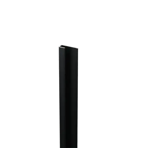 PrimoWall Start- en eindprofiel zwart pvc wand