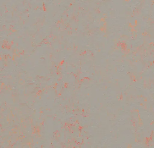 Forbo marmoleum Solid Concrete kleur 3712 Orange Shimmer 2,5mm 2m breed