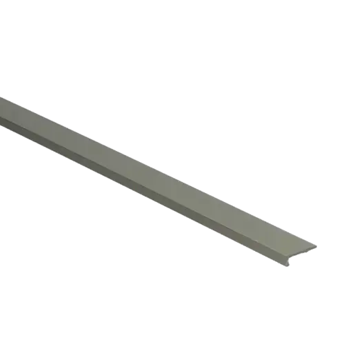 [PPCE31027] 69563 Profiel afsluit rvs voor LVT ALU 6x21mm vloerdikte 4mm 3000mm