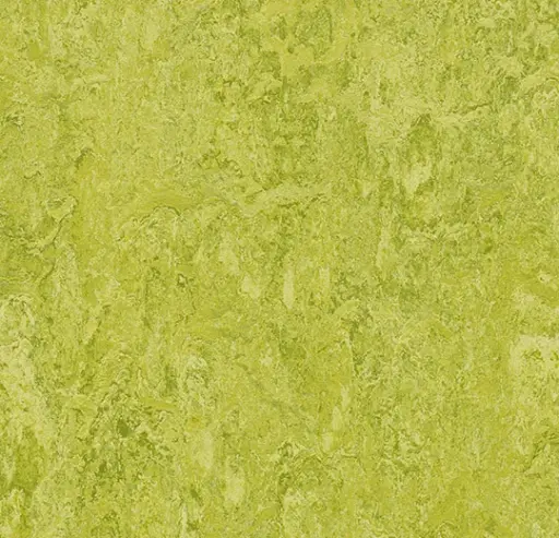 Forbo marmoleum Marbled Real kleur 3224 Chartreuse 2,5mm 2m breed
