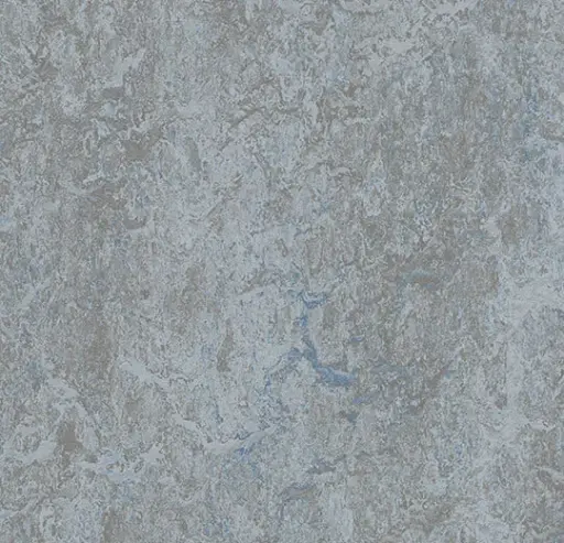 Forbo marmoleum Marbled Real kleur 3053 Dove Blue 2,5mm 2m breed