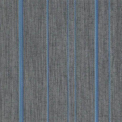 2tec2 geweven vinyl Tegel Stripes Moonless Night Blue - 4,6mm - 50x50cm