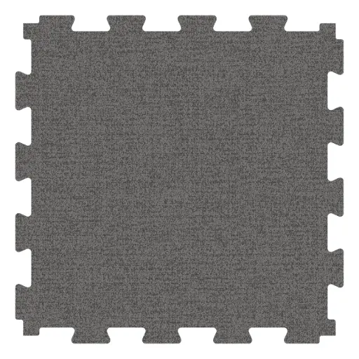 OneFlor geweven vinyl Looselay interlocking Loom+Lock - Melange Dark Grey