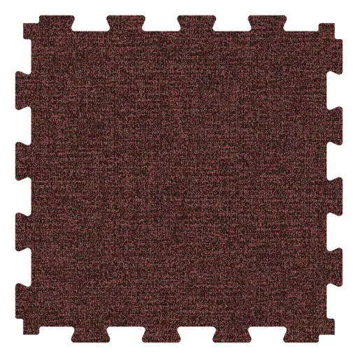 OneFlor geweven vinyl Looselay interlocking Loom+Lock - Melange Red