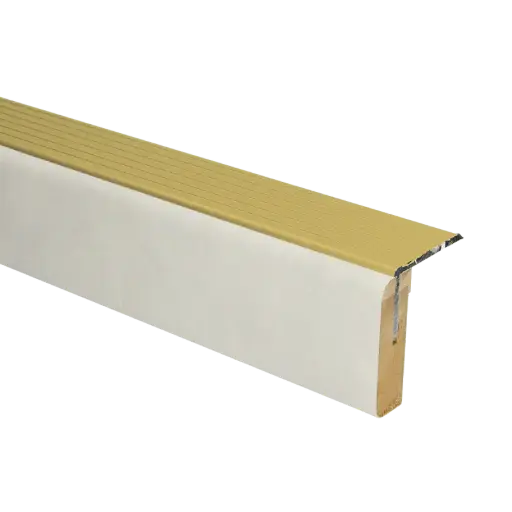 72941 PrimoStep - Uitlooptrede alu goud - Taxco leisteen - 181 x 5,7 cm