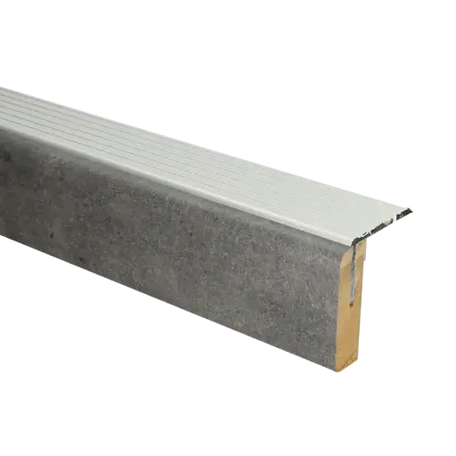 73131 PrimoStep - Uitlooptrede alu zilver - Donker leisteen - 90 x 5,7 cm