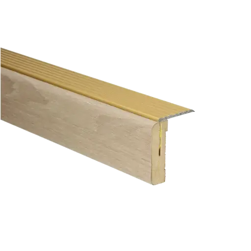 73432 PrimoStep - Uitlooptrede alu goud - Orleans Eik Zand - 90 x 5,7 cm