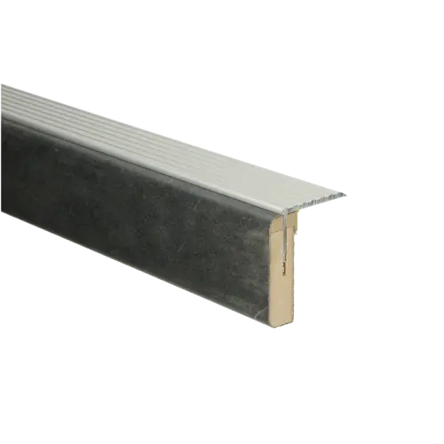 75701 PrimoStep - Uitlooptrede alu zilver - Marmer - 121 x 5,7 cm